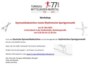 Mehr über den Artikel erfahren Rhythmische Sportgymnastik/Gymnastikabzeichen