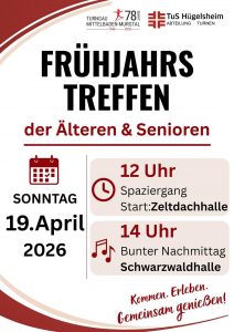 Mehr über den Artikel erfahren Frühjahrstreffen der Älteren und Senioren